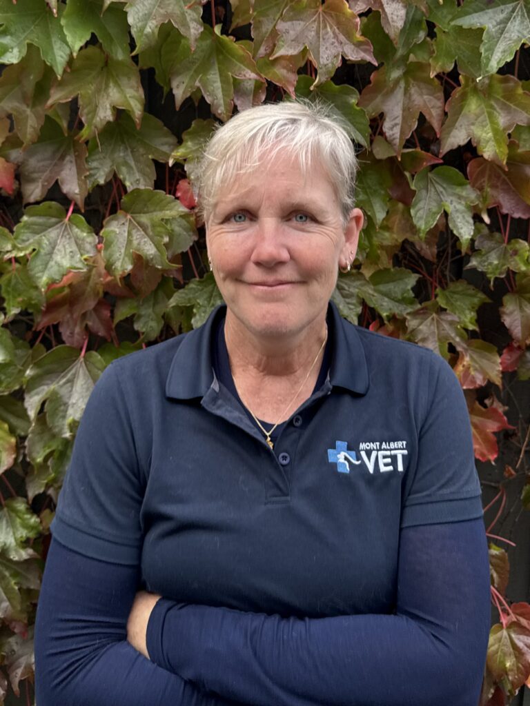 Dr Ros Atyeo at Mont Albert Veterinary Clinic in Mont Albert, Melbourne.