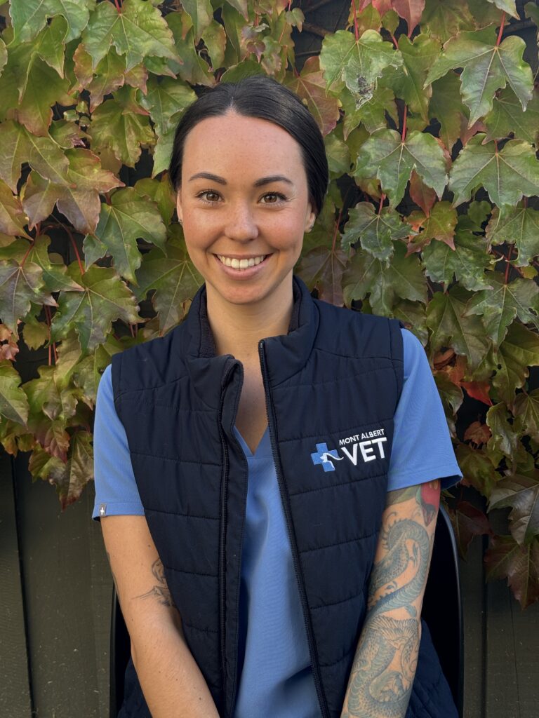 Liane at Mont Albert Veterinary Clinic in Mont Albert, Melbourne.